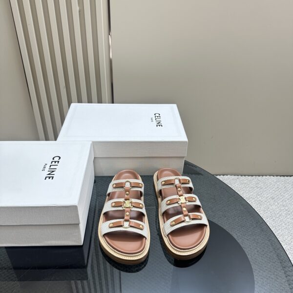 CELINE - TIPPI SLIDE IN CANVAS & CALFSKIN