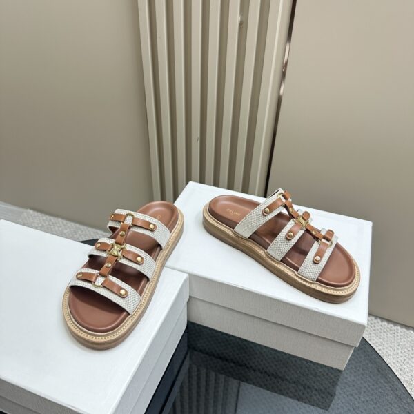 CELINE - TIPPI SLIDE IN CANVAS & CALFSKIN