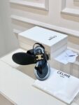 CELINE LYMPIA TRIOMPHE THONG IN CALFSKIN