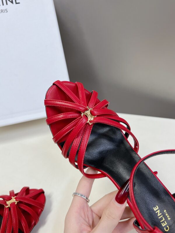 CELINE TRIOMPHE SANDAL IN LAMBSKIN