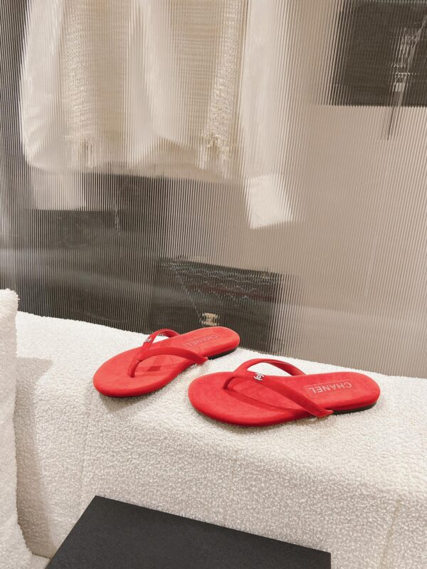 Velvet Flip Flops