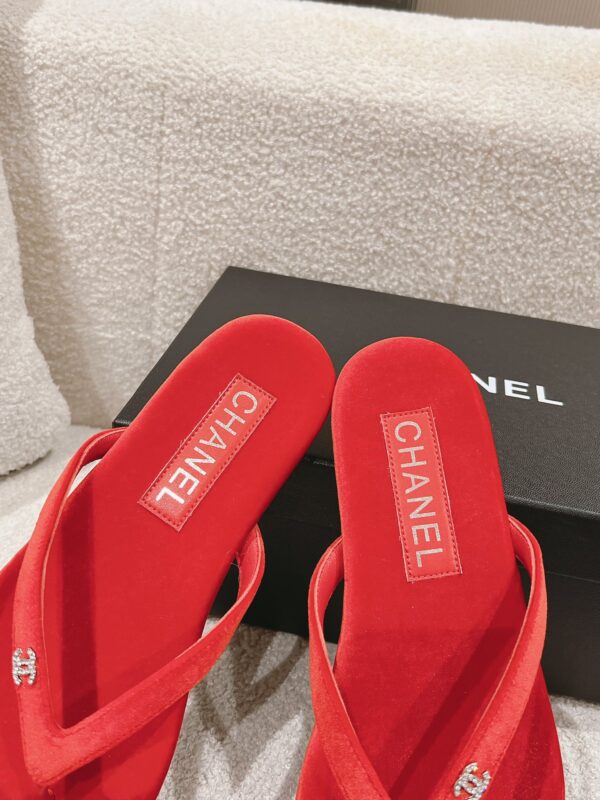 Velvet Flip Flops