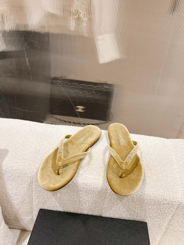 Velvet Flip Flops
