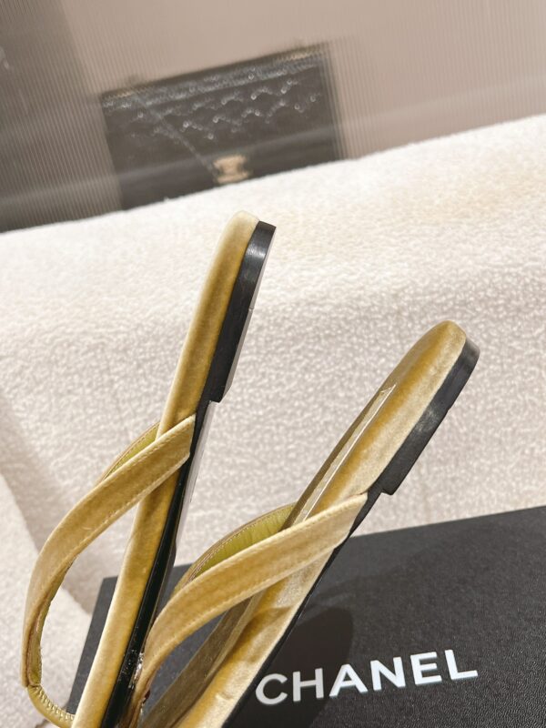 Velvet Flip Flops