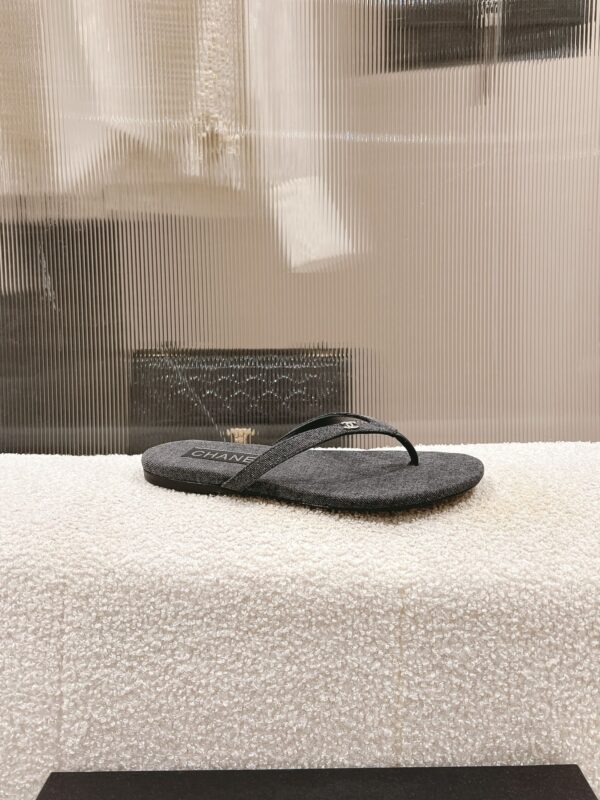 Velvet Flip Flops