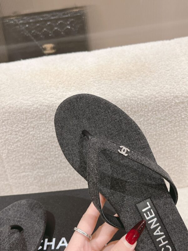 Velvet Flip Flops