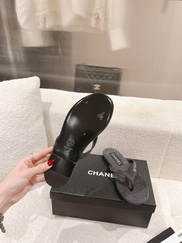 Velvet Flip Flops