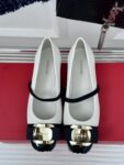 Ferragamo - New Vara Plate Ballet Flat