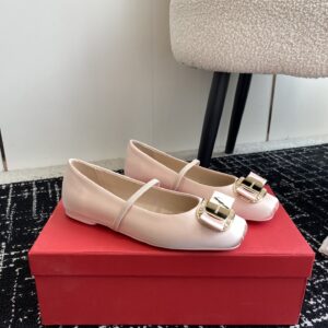 Ferragamo - New Vara Plate Ballet Flat