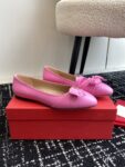 Ferragamo - Ballerina with Padded Vara Bow