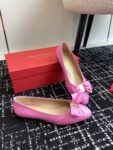 Ferragamo - Ballerina with Padded Vara Bow