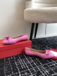 Ferragamo - Ballerina with Padded Vara Bow