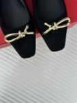 Ferragamo - Ballet Flat with Asymmetric Bow