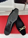Ferragamo - Ballet Flat with Asymmetric Bow