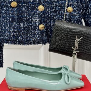 Ferragamo - Ballet Flat with Asymmetric Bow