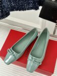 Ferragamo - Ballet Flat with Asymmetric Bow
