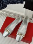 Ferragamo - Ballet Flat with Asymmetric Bow