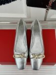Ferragamo - Ballet Flat with Asymmetric Bow
