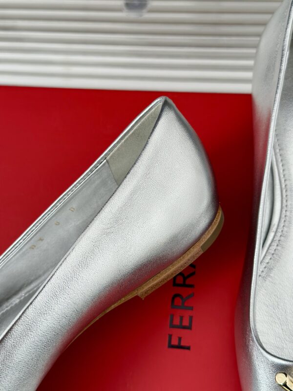 Ferragamo - Ballet Flat with Asymmetric Bow