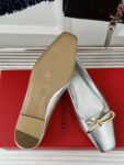 Ferragamo - Ballet Flat with Asymmetric Bow