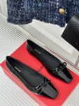 Ferragamo - Ballet Flat with Asymmetric Bow