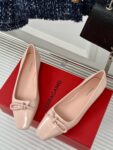 Ferragamo - Ballet Flat with Asymmetric Bow