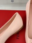 Ferragamo - Ballet Flat with Asymmetric Bow