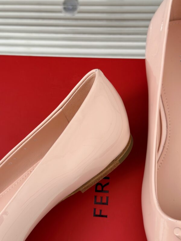 Ferragamo - Ballet Flat with Asymmetric Bow