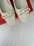 Ferragamo - Ballet Flat with Asymmetric Bow