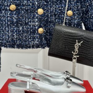 Ferragamo - Drop Bow Ornament Slingback