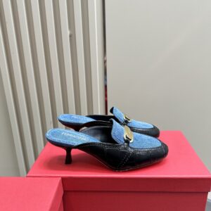 Ferragamo - New Vara Buckle Mule