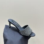 Dolce&Gabbana - SATIN MULES WITH EMBROIDERY