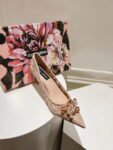 Dolce&Gabbana - LACE RAINBOW PUMPS WITH BROOCH DETAILING