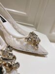 Dolce&Gabbana - LACE RAINBOW PUMPS WITH BROOCH DETAILING