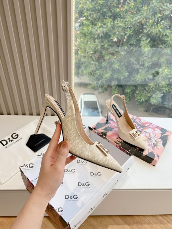 Dolce&Gabbana - RAFFIA SLINGBACKS