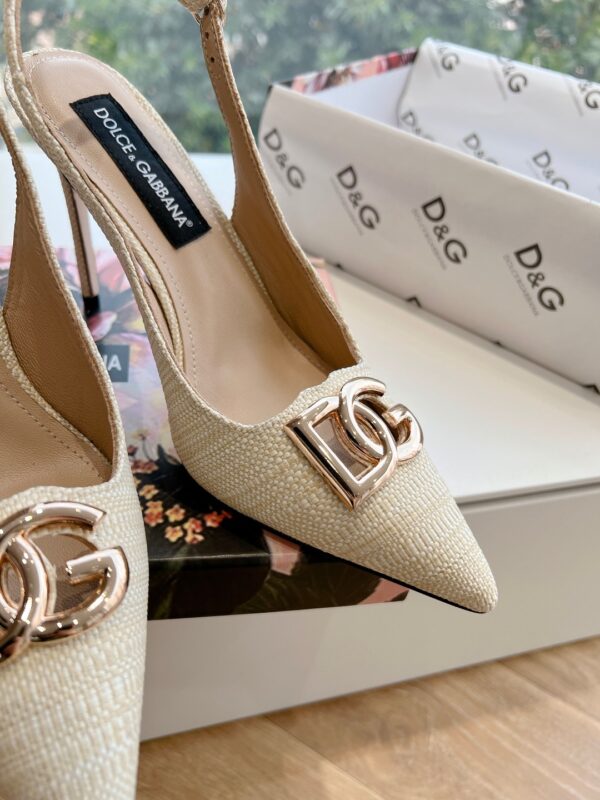 Dolce&Gabbana - RAFFIA SLINGBACKS