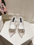 Dolce&Gabbana - RAINBOW LACE SLINGBACKS IN LUREX LACE