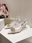 Dolce&Gabbana - RAINBOW LACE SLINGBACKS IN LUREX LACE