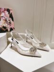 Dolce&Gabbana - RAINBOW LACE SLINGBACKS IN LUREX LACE