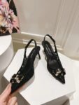 Dolce&Gabbana - RAINBOW LACE SLINGBACKS IN LUREX LACE