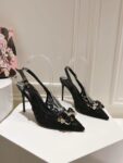 Dolce&Gabbana - RAINBOW LACE SLINGBACKS IN LUREX LACE