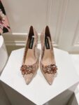 Dolce&Gabbana - LACE RAINBOW PUMPS WITH BROOCH DETAILING