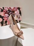 Dolce&Gabbana - LACE RAINBOW PUMPS WITH BROOCH DETAILING
