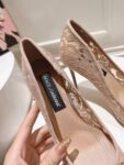 Dolce&Gabbana - LACE RAINBOW PUMPS WITH BROOCH DETAILING
