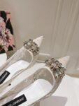 Dolce&Gabbana - LACE RAINBOW PUMPS WITH BROOCH DETAILING