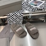 Balenciaga - WOMEN'S FURRY SLIDE SANDAL