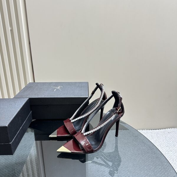 Giuseppe Zanotti - Rhinestone High-Heeled Sandals