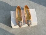 Manolo Blahnik - Hangisi Lace Flat