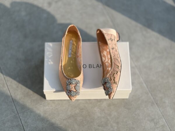 Manolo Blahnik - Hangisi Lace Flat