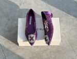 Manolo Blahnik - Hangisi Lace Flat